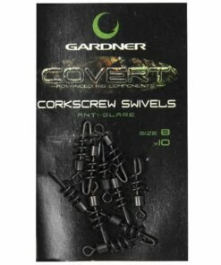 Gardner Covert Corkscrew Anti Glare Swivels Terminal Tackle